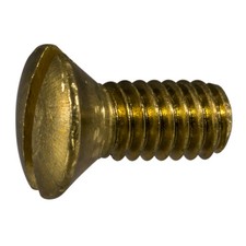  8-32 x 3/8" Brass Slotted Oval Head Machine Screws 36 pcs. 