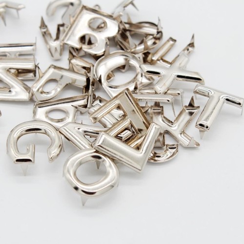 26x Letters Metal Rivets, Iron Rivets For Clothing, Bags, - Picture 3 of 5