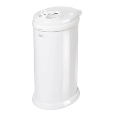 Steel Diaper Pail Odor Locking Award-Winning No Special Bag Required White New