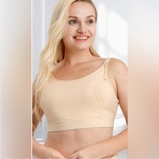 NWT Momcozy S Hands Free Pumping or Nursing Bra small