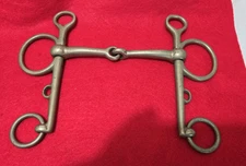 Vintage Pelham Show Horse Bit – Never Rust England – Single Jointed Snaffle 5"