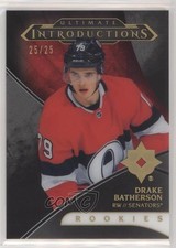 2018-19 Ultimate Collection Introductions Onyx Black 25/25 Drake Batherson a2v