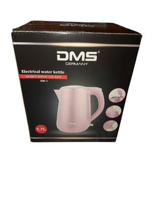 DMS Wasserkocher DW-2, 1,7 Liter Rosa