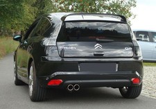 FOX Sportauspuffanlage Citroen C4 Coupe L, Bj. ab 2004, Endrohr 2x80