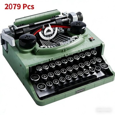 Ideas Typewriter Building Blocks Set for Adults Collectible Display