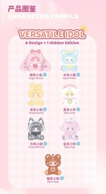 Genuine Yooki 400% Gen 3 Variable Idol Plush Blind Box Doll