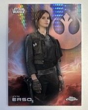 2025 Topps Chrome Star Wars JYN ERSO Refractor 66 Prism
