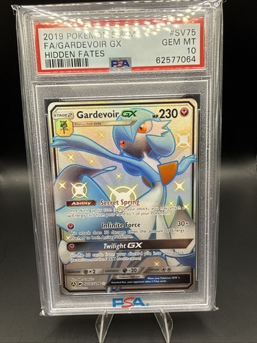 Gardevoir GX SV75/SV94 Hidden Fates: Shiny Vault Holo PSA 10