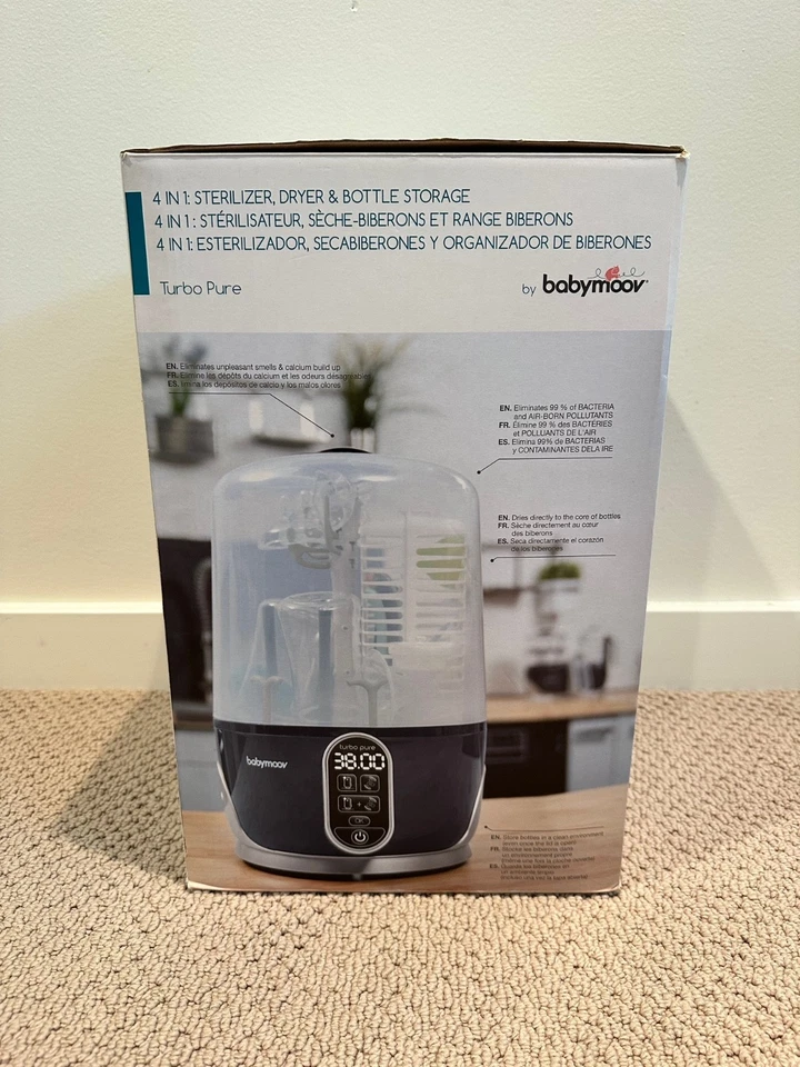 Secador Esterilizador Babymoov Turbo Pure, Esterilización Purificada Avanzada, Rápido y Cl Foto 2 de 4