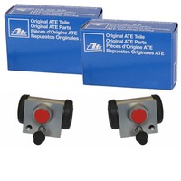 2X ATE Radbremszylinder 20,6Mm Passend FüR CitroËN C3 C4 DS3 DS DS
