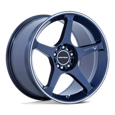 Motegi Mr159 Battle V Flow Formed 18x9.5 38 Blue Wheel 5x114.3 5x4.5 Qty 1