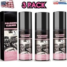 3PCS Polishing Cleaner Car Interior, Car Interior Detailer and Cleaner 100ml USA