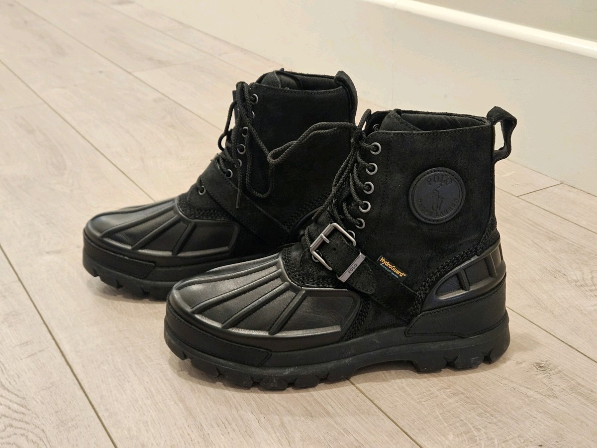 POLO Ralph Lauren OSLO High Suede Leather Waterproof Sz 9.5 D  Mens Duck Boot POLO Ralph Lauren Oslo High Dark Brown | Mercari main image 4