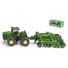 TRATTORE JOHN DEERE CON ERPICE AMAZONE CENTAUR 1:87 Siku Mezzi Agricoli e Access