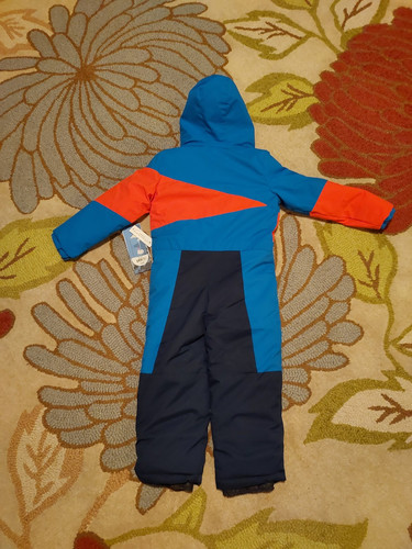 New! Iceburg Outerwear Little Boy's Full Snowsuit Size 4/5 Or Small - Picture 4 of 14