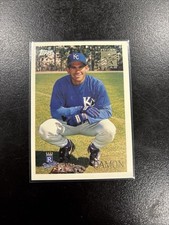 Topps Johnny Damon #215 Rookie Kansas City Royals Baseball Card. rookie card picture