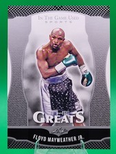 2024 Leaf In the Game Used Sports - The Greats Floyd Mayweather Jr Blue #TG-9 SP