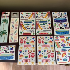 Vintage Mrs. Grossman s Sticker Lot Summertime 11 sheets