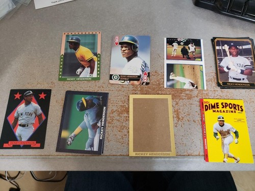 Rickey Henderson Oakland A's NY Yankees MANY ODDBALLS WOW RARE YOU PICK
