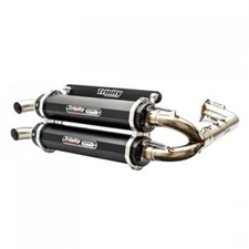 Trinity Racing Stage 5 Dual Exhaust System Black TR-4174D-BK