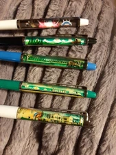 Variety Of Five Vintage Floaty Pens #27