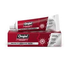 Orajel Toothpaste for Sensitive Teeth, Soothes & Protects gums, 75 ml 81.60 per litre