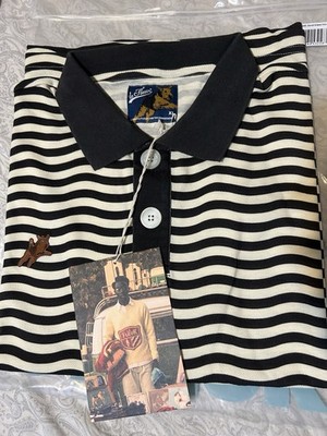 Golf Le Fleur Darryl Striped Polo Black XL | eBay