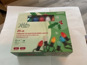 Holiday Living 25 String Light C9 - NEW in Box