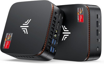 NIPOGI 4K Mini PC AMD Ryzen 7 6800H 32GB DDR5 512GB SSD WIFI 6 BT Windows 11 PRO