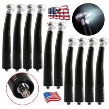 1-10pcs SANDENT Dental LED E-generator Triple Handpiece fit NSK 4 Hole Coupler