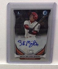 Seth Mejias Brean 2014 Bowman Chrome Rookie Signature Card# BCAP-SMB. D. rookie card picture