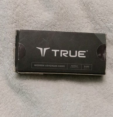 TRUE TRU-KNF-0002 Keychain Pocketknife Anodized Aluminum 8Cr13MoV Clip Point