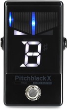 Korg Pitchblack X Chromatic Guitar Pedal Tuner w/ Four Display PBX, Black