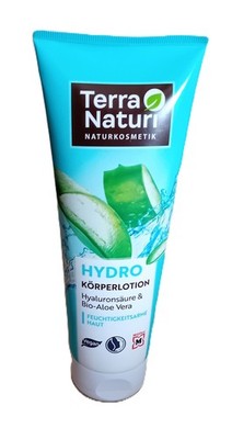 Terra Naturi Naturkosmetik Hydro Körperlotion Hyaluron & Bio-Aloe Vera 250ml Neu