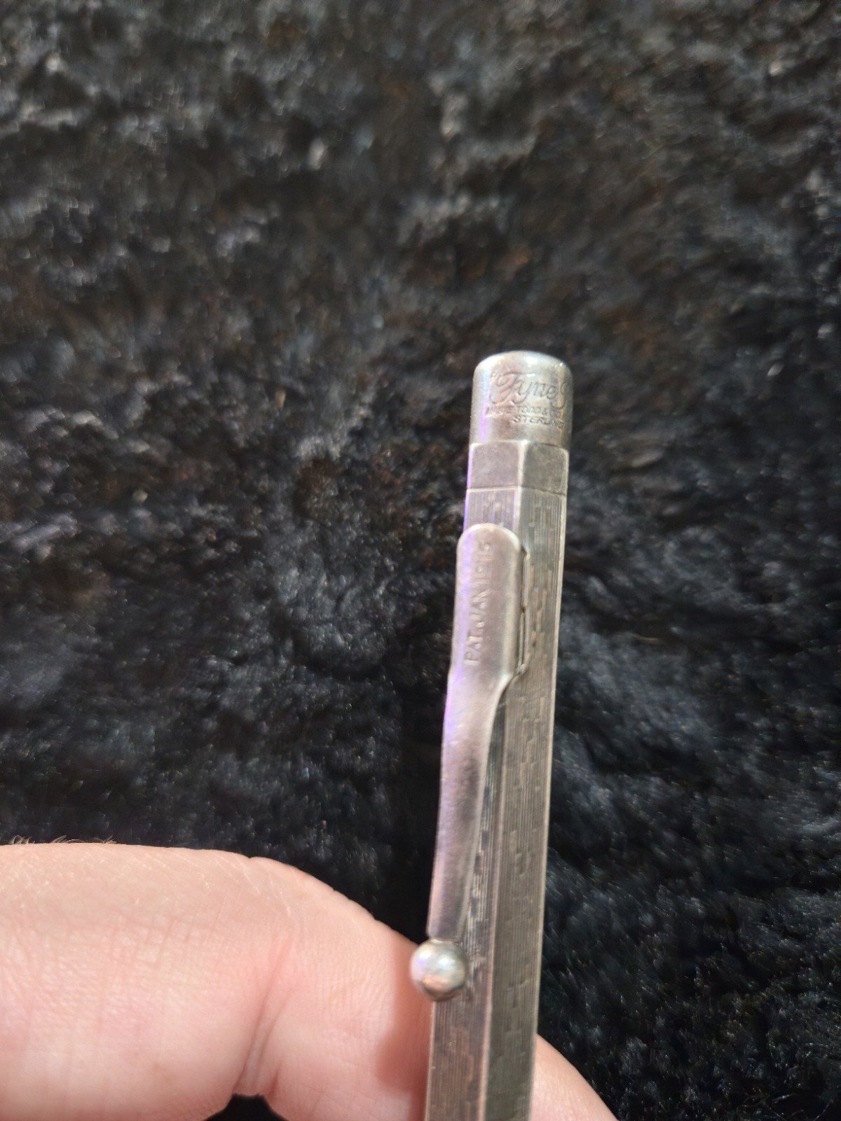 Antique Sterling Mabie Todd & Co. NY Silver Fyne Poynt Mechanical Pencil