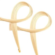 2 Violin Bow Hair Replacement Elastic Natural Mongolian Horse Hair Violin Parts