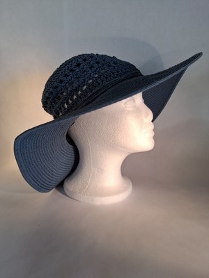 Four buttons Hat Co. Womans Hat One Size Blue 