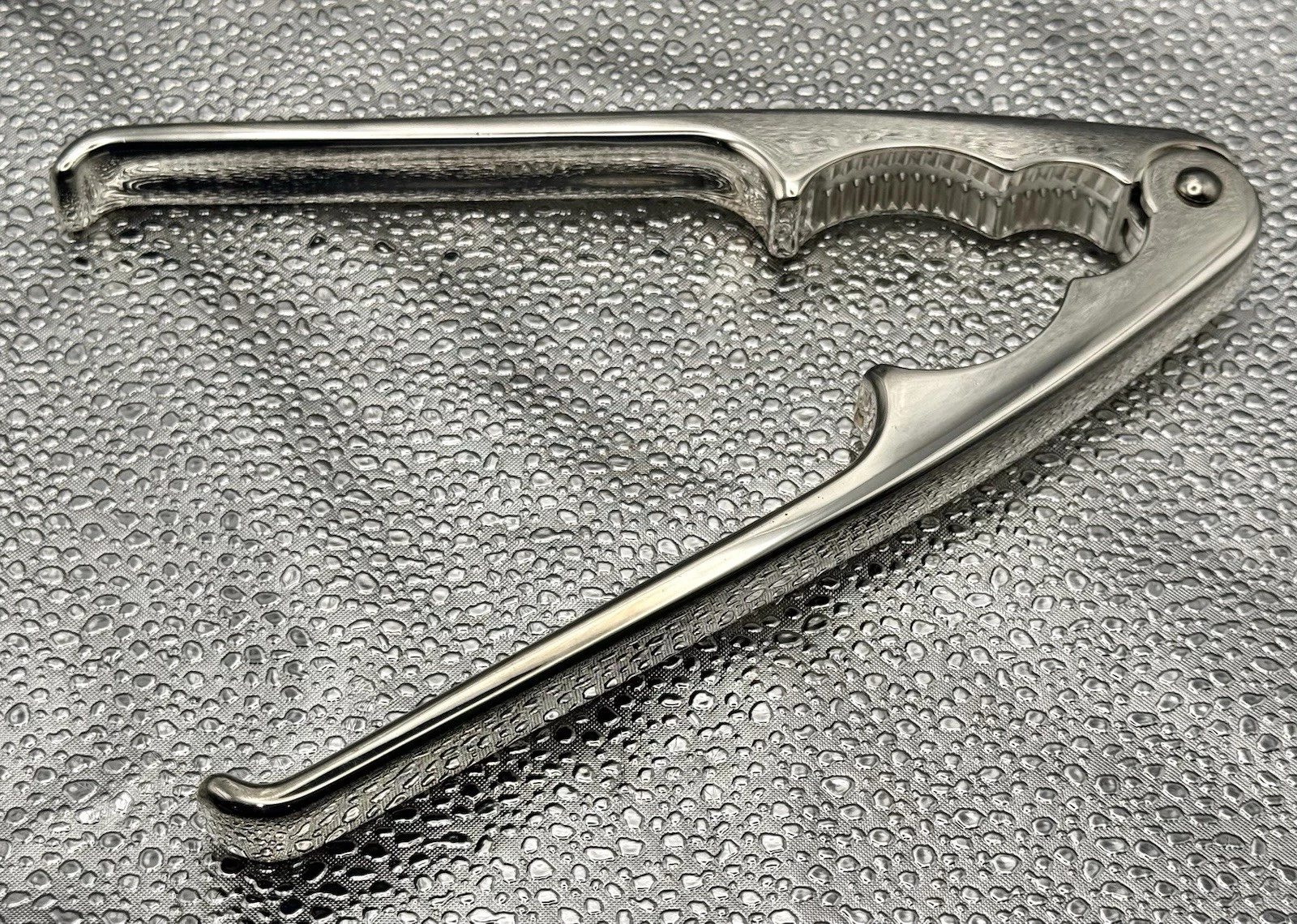 Vintage Italian Silver-Plated Spring-Loaded Nutcracker - Just Opened To List It.