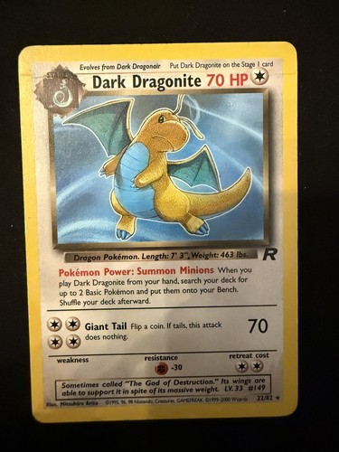 Dark Dragonite (22) — Team Rocket