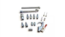 17-piece Air Compressor Accessory Kit Blow Gun Tire Gauge Couplers Fittings