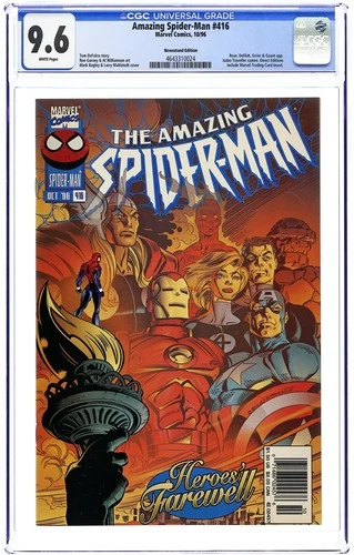 Amazing Spider-Man #416N CGC 9.6 Newsstand 1996 4643310024