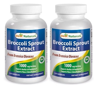 Best Naturals Broccoli Sprouts Extract 1000 mg Per Serving 240 Capsules