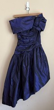 Gunne Sax Prom Dress Vintage Jessica McClintock 80s Party Size 4 6 Strapless