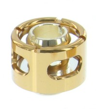 Monsoon Free Center Compression Fittings, 3/8" x 1/2" 4-Pack - Gold