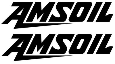auto183 AMSOIL Racing fluids Logo Die Cut Vinyl Decal Sticker