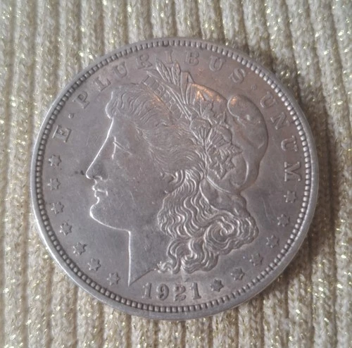 *GREAT DEAL* 1921 D Morgan US Silver Dollar Coin Good Condition!