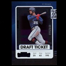 2021 Panini Contenders Baseball #80 Byron Buxton Draft Ticket Blue SP #/149