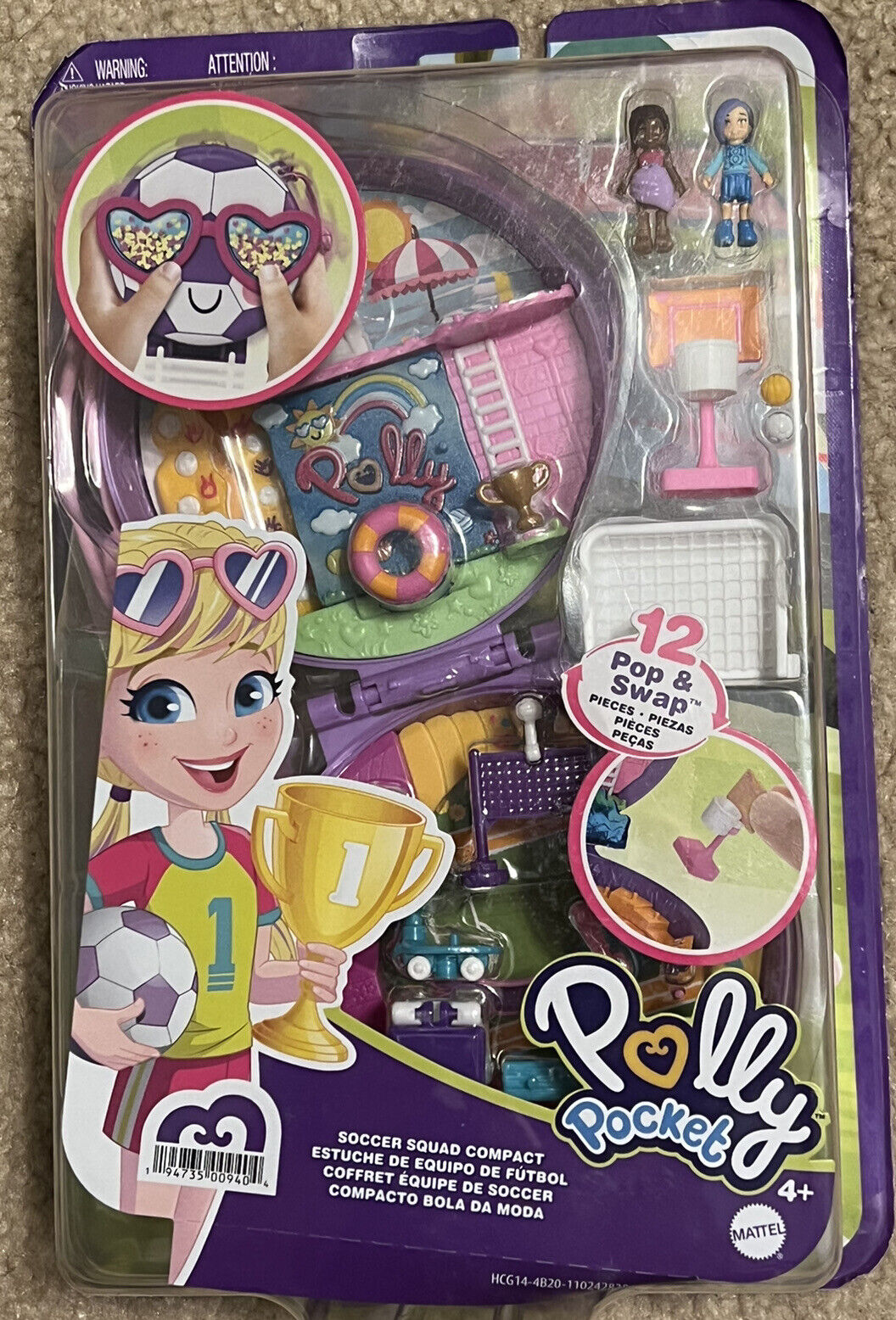 Playset Polly Pocket - Conjunto Futebol com a Polly - Mattel -  superlegalbrinquedos