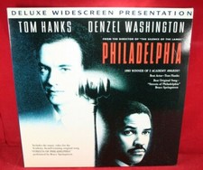 Laserdisc D  Philadelphia  Tom Hanks Denzel Washington Roberta Maxwell Wide