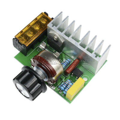 4000W AC 220V SCR Voltage Regulator Speed Controller Dimmer Thermostat